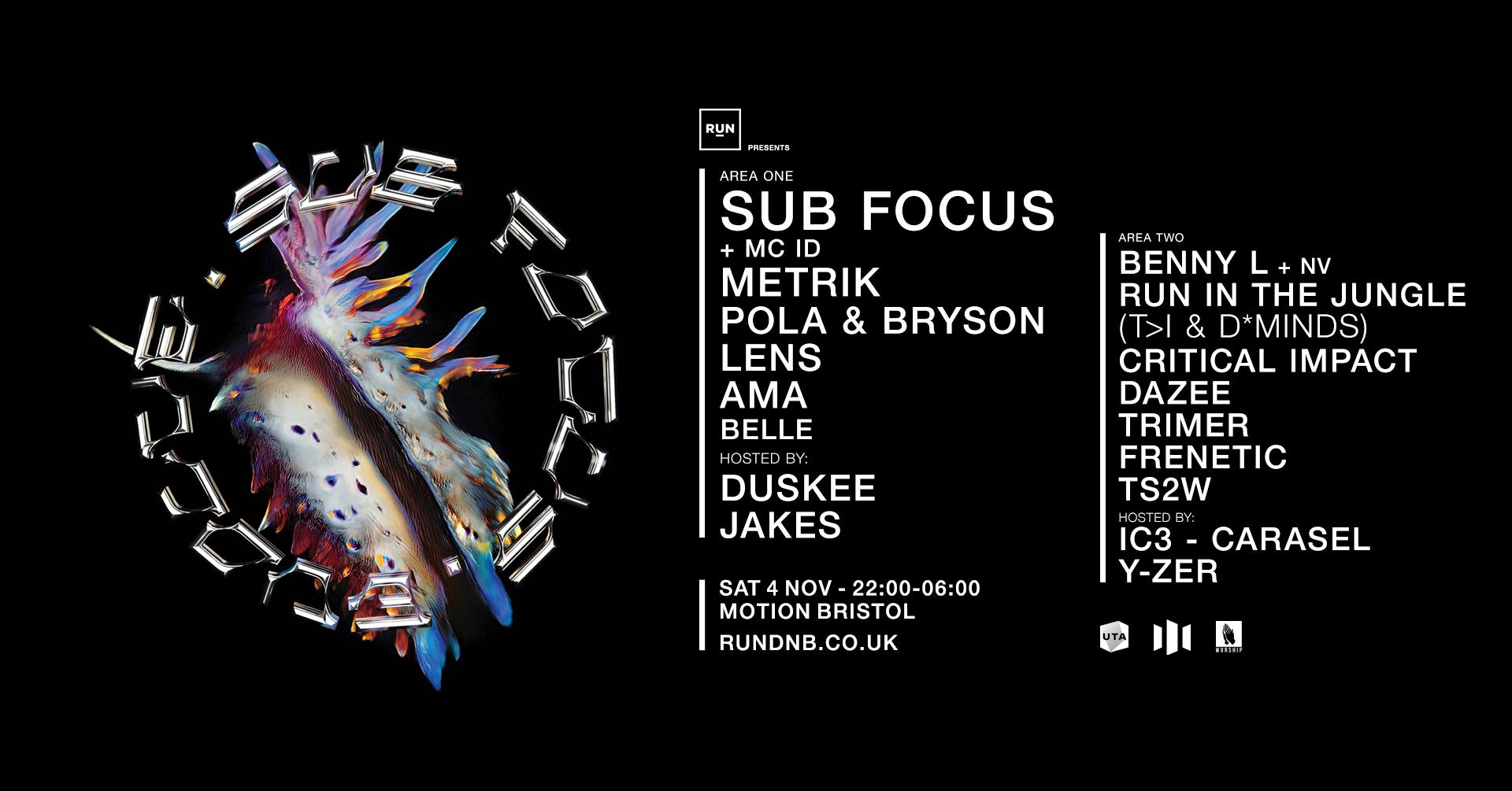 Sub Focus Evolve Tour - Bristol // RUN - Motion Bristol