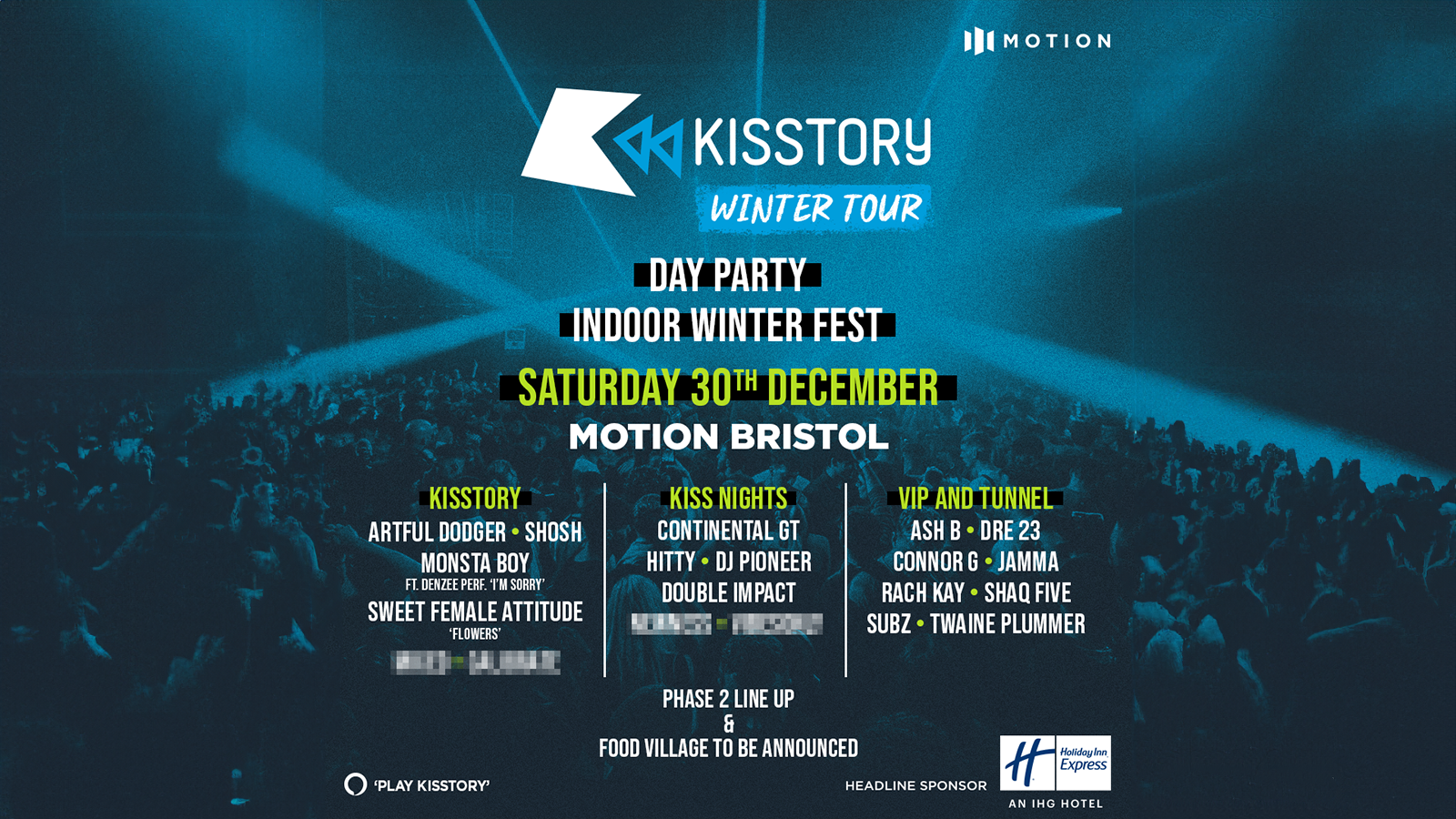 KISSTORY - Winter Tour (Bristol) - Motion Bristol